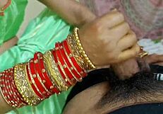 Indian Bride Begs for Spit-Fucking on Wedding Night