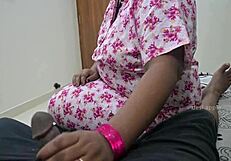 Step sister gives detailed handjob to not brother