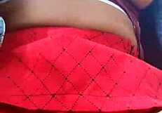 Latina Flashes Hairy Pussy in Park