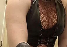 She Uses Lovesense While Applying Makeup