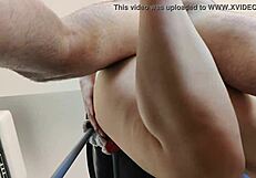 cuckold with my step mom, cum in pussy