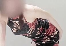 skinny brunette student in one piece fetish