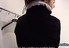 Adorable Czech Girl Seduced in Store, Gets POV Anal Drilling