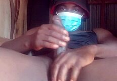 Kenyan shemale shares homemade solo moments