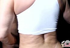 cleo cadillac begs for deeper doggystyle from borracheiro.