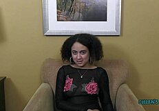 Kingsley's Irresistible Blowjob Teasing Big Tits and Cum in Mouth