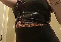 She Uses Lovesense While Applying Makeup