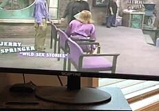 Jerry Springer lesbians kissing passionately