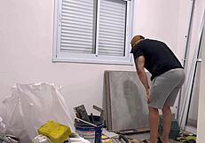 i brought the bricklayer home for some wet pussy action