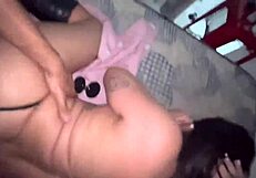 Wow! Getting pounded hard after the wild party night