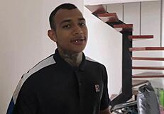 Latina Tattoo Babe Seduces and Sucks Deep