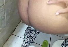 Professor Licks Evangelical Student's Pussy in School Bathroom