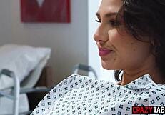 Impatient Liz Jordan Fucks Hot Milf Doctor After Masturbating