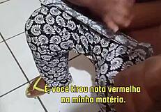 Professor Licks Evangelical Student's Pussy in School Bathroom