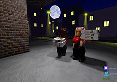 Two sexy pizza workers fuck customer hard.