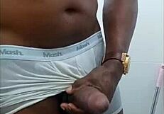 Nego Rubi Shows Off His Massive Cock in Public Outdoor Display