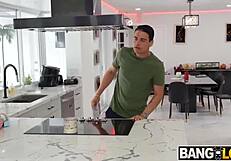 Little Puck's big tit blowjob!