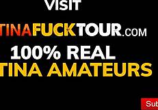 Amateur Latina Babe Can't Say No To This Amazing White Dick!