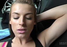 Hunt4K shows me buying young pussy while shopping. Outdoor pickup turns into hot fingering POV.