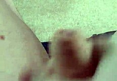 Naked homemade masturbation with big cock!