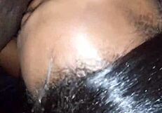 Sloppy Ebony Amateur Black XXX Video Featuring Intense Action and Passion