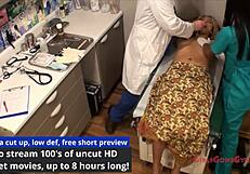 Carol Cummings spreads legs in nurse outfit, cumming hard during annual assessment!