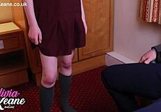 Naughty College Student Blows Teacher At Party 😏