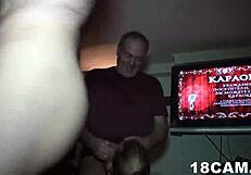 Russian Girl Anastasiya Licks Ass and Sucks Cock in Casting Orgy