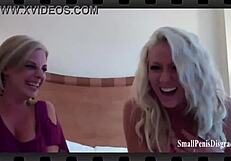 showing your tiny 18+ cock to three hotties