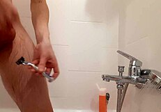 Skinny Shysam4 Takes Small Cock In Shower