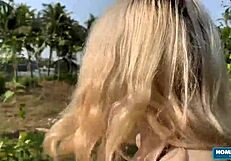 Blondie Lolipop Gets Facial from Hunk Mark Pirson