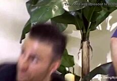 Lovely wife contrasts her mature milf handjob with amateur hardcore