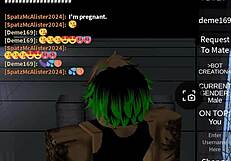 Deme169 impregnates spatz mcallister in roblox with big tits creampie