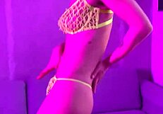 Hot girl undresses slowly, rips clothes, and fingers herself in sensual solo