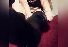 Custom Content Boot Worship with Milf Ass and Natural Tits Close-Up