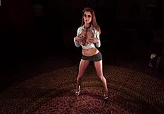 Randy Toned Hermione Granger Dances Without Panties!