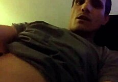 blindfolded old man receives sloppy blowjob from eager amateur