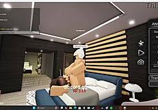 big booty girl sucks monster cock then rides it hard