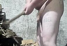 this guy gets excited when his ass is spanked