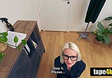 Office Desk Turns Into Spot For Deep Anal Fucking With Young Girl