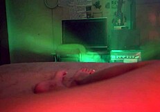 blonde amateur meets alien in wild inflatable solo scene. bizarre encounter shocks her senses.