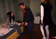 Amateur Teens Host Wild Orgy Party