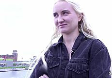 german scout - skinny blonde teen 18+ daruma rai pickup for casting fuck in berlin