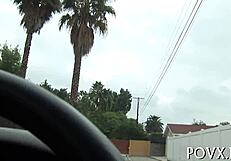 Jennifer White seduces with fresh POV blowjob