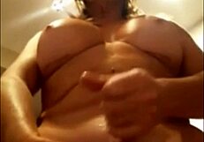 busty tranny masturbates and cums