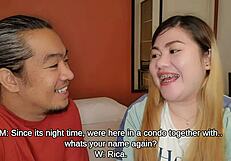 Be my girlfriend for a day? Pretty girl rides daddy deep, wet and deepthroating.