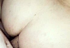 bbw craves doggystyle, begs chubby guy for anal in bedroom