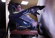 Delicioso Culo Caliente Follado Sexo Anal Intenso Boquiabierto