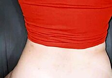 bbw craves doggystyle, begs chubby guy for anal in bedroom