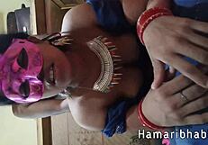 Intense Romantic Sex with Horny Indian Wife in Saree